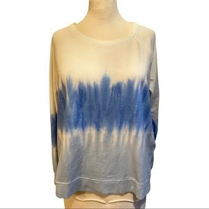 Jane & Delancey / Blue & White Tie-dye Sweatshirt
